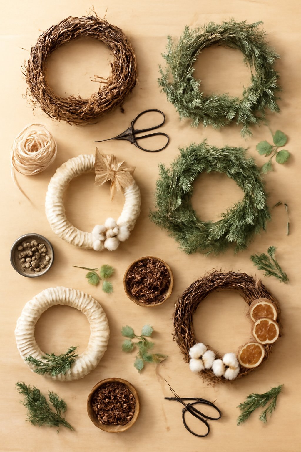 8 DIY-Winterkränze mit Anleitung — DIY-Winterkränze Anleitung