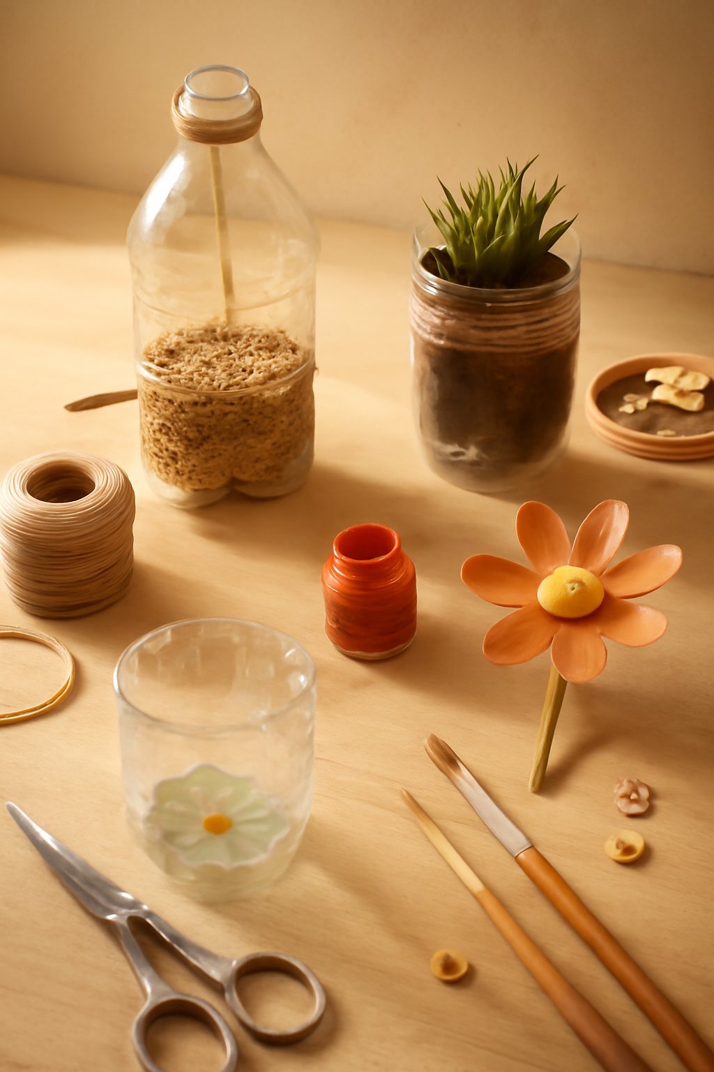 4 DIY-Upcycling-Projekte aus Plastikflaschen