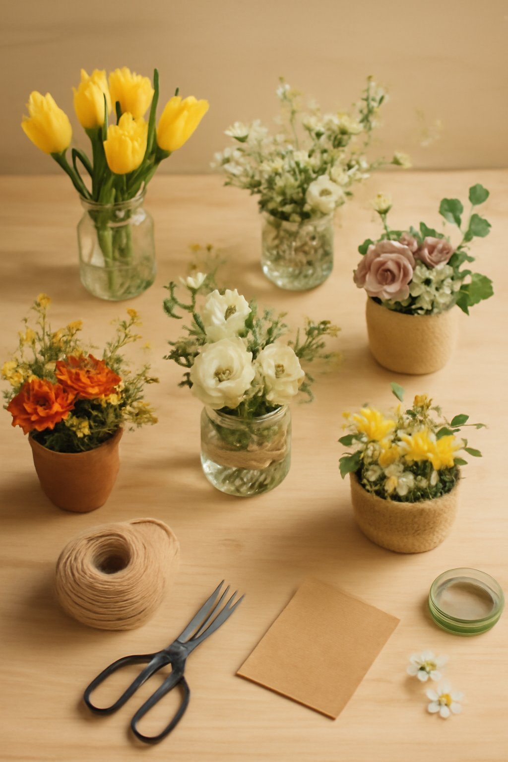 6 DIY-Blumenarrangements die jeder selbst machen kann — DIY-Blumenarrangements selbst