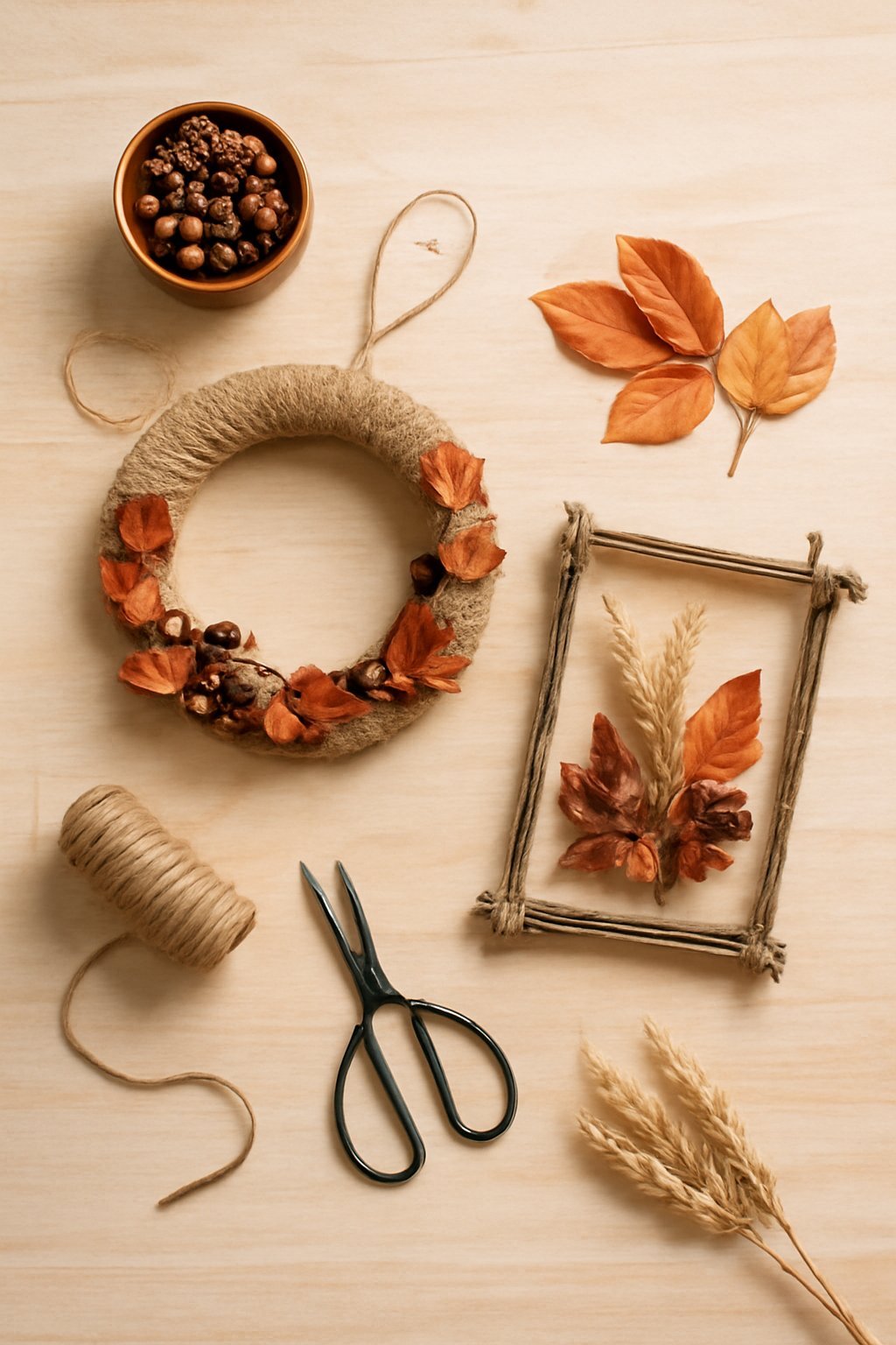 2 DIY-Herbstdeko-Ideen aus Naturmaterial — mit Anleitung