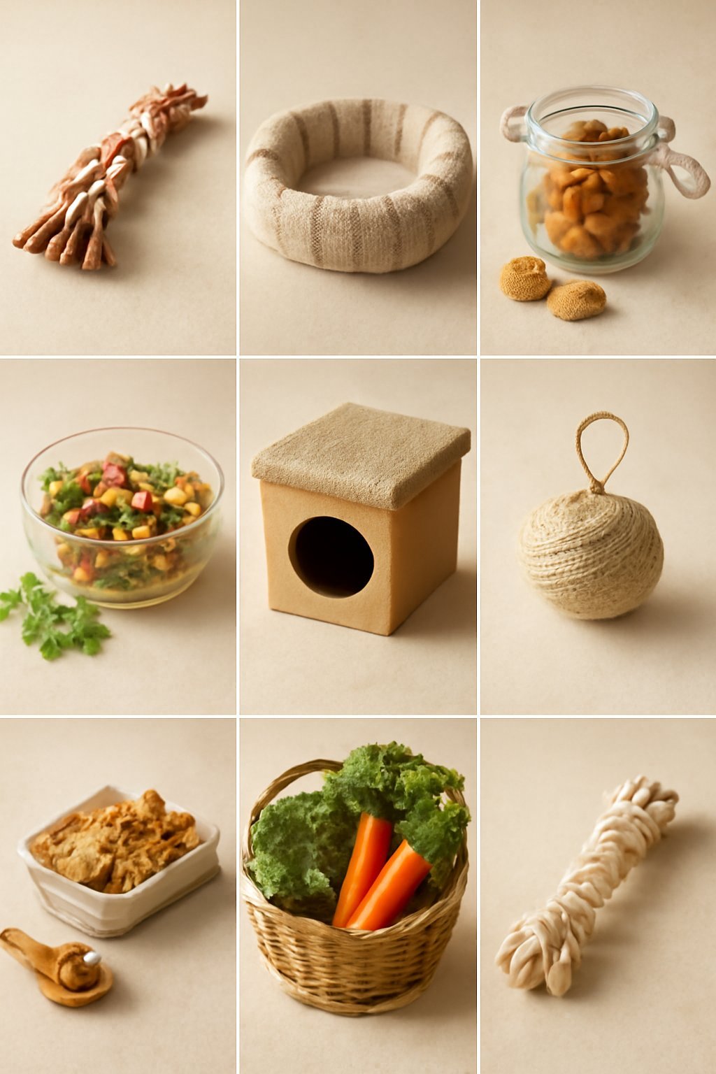 9 DIY-Ideen für Haustier-Besitzer — Spielzeug, Bett + Snacks