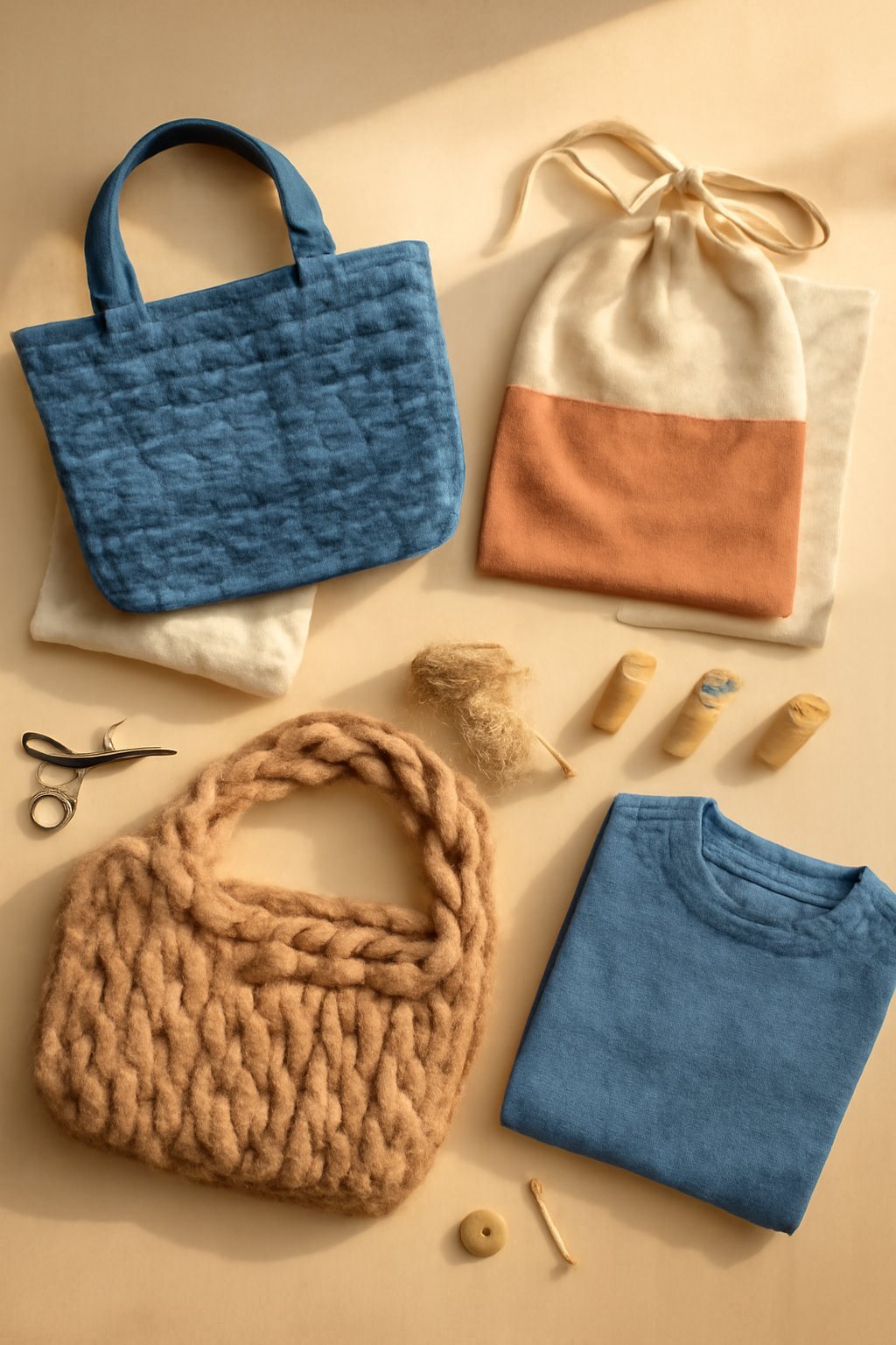 3 DIY-Ideen aus alten Kleidungsstücken — nachhaltig + kreativ