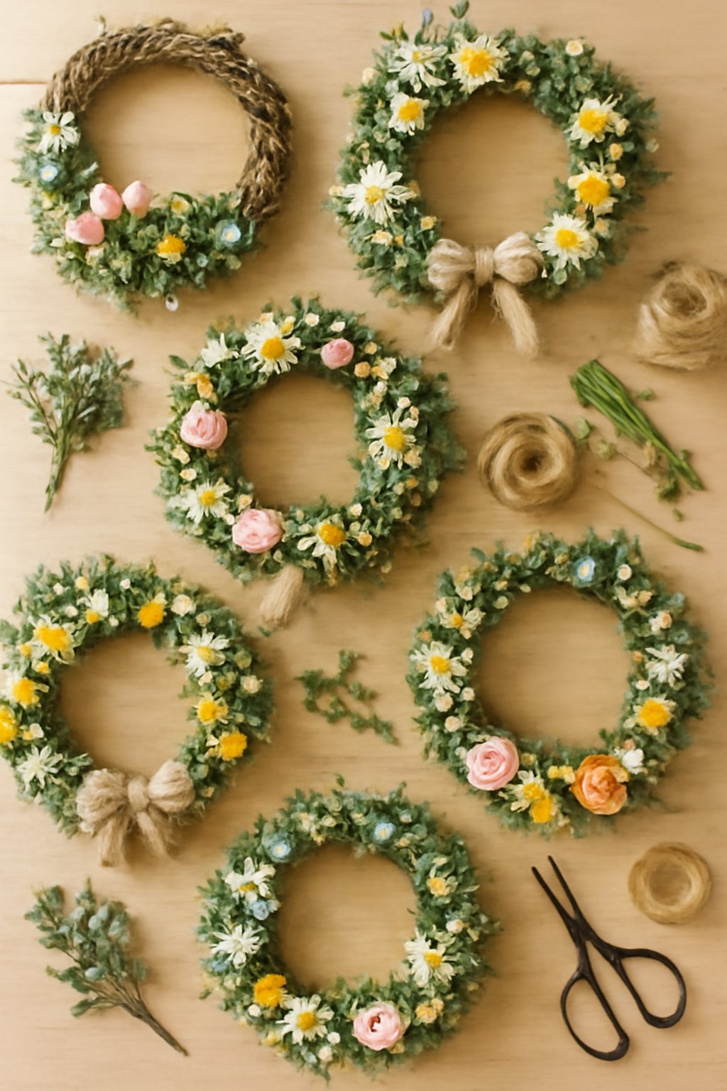 7 DIY-Frühlingskränze die aussehen wie vom Floristen — DIY-Frühlingskränze aussehen