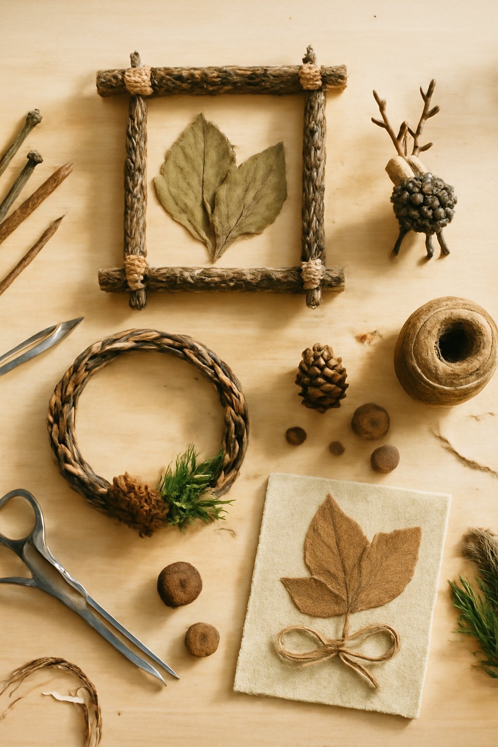 3 DIY-Ideen mit Naturmaterial aus dem Wald