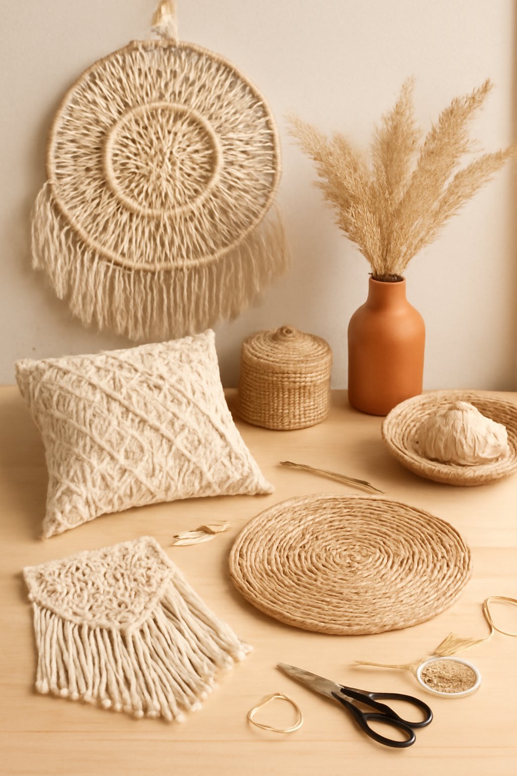 5 DIY-Boho-Dekoideen für Wohn- + Schlafzimmer — DIY-Boho-Dekoideen Wohn