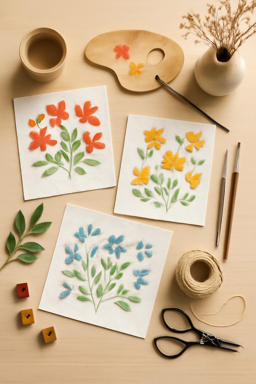 Handgemalte Blumenmuster per DIY: 3 kreative Ideen für Zuhause