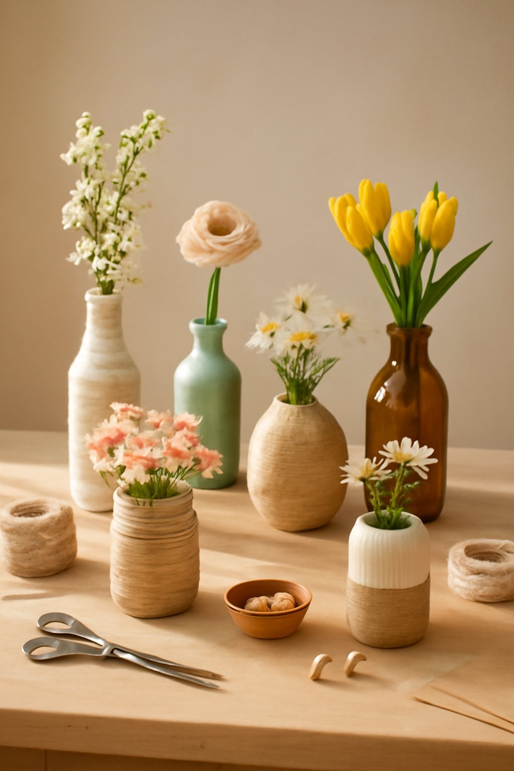 DIY-Frühlingsvasen: 6 kreative Ideen für deine Frühlingsdeko — DIY-Frühlingsvasen Frühlingsdeko
