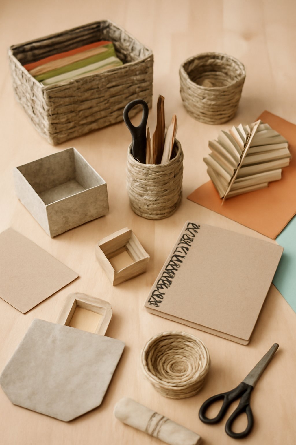 Papier-Upcycling-DIYs: 5 praktische Anleitungen für kreative Ideen — Papier-Upcycling-DIYs praktische