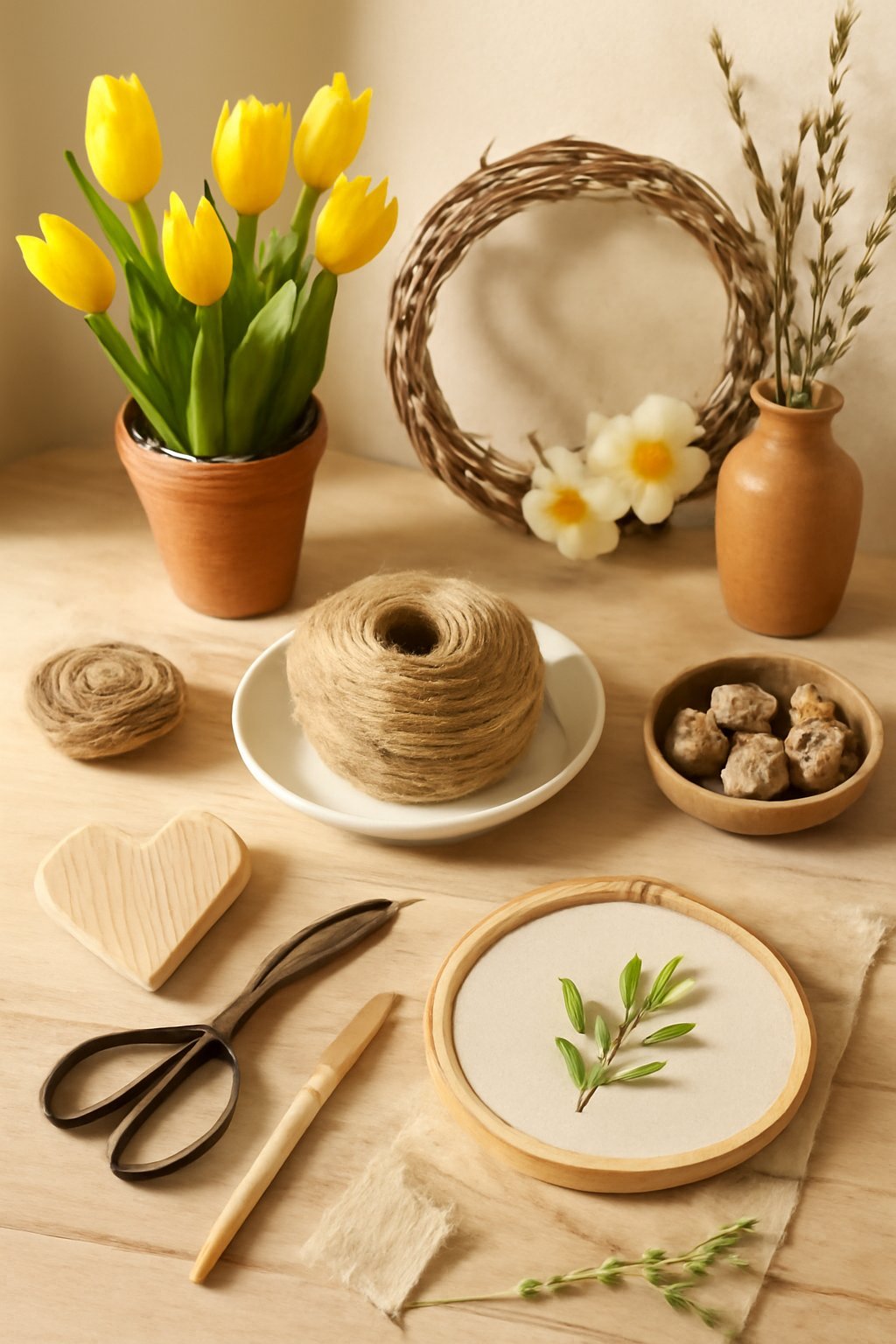 Wohnzimmer-Deko Frühjahr: 5 frische Ideen + DIY-Anleitungen