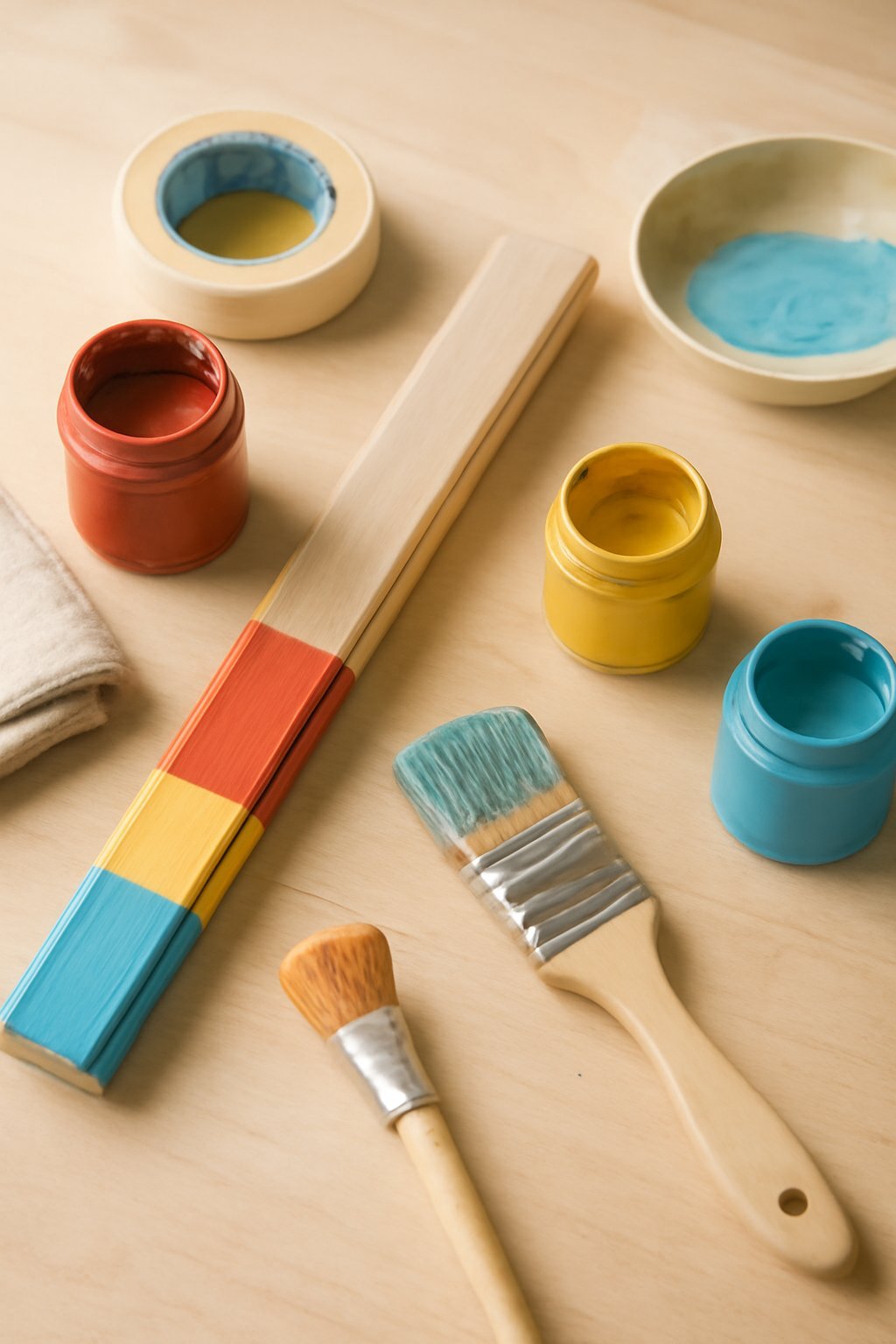 Colorful Trim Painting: Schritt-für-Schritt-DIY-Anleitung