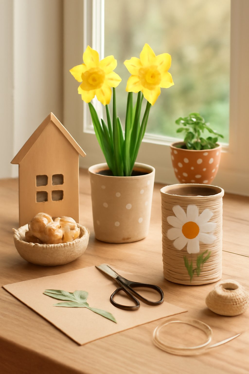 Frühjahrs-Fensterbank-Deko: 3 DIY-Tipps für frische Akzente — Frühjahrs-Fensterbank-Deko DIY-Tipps
