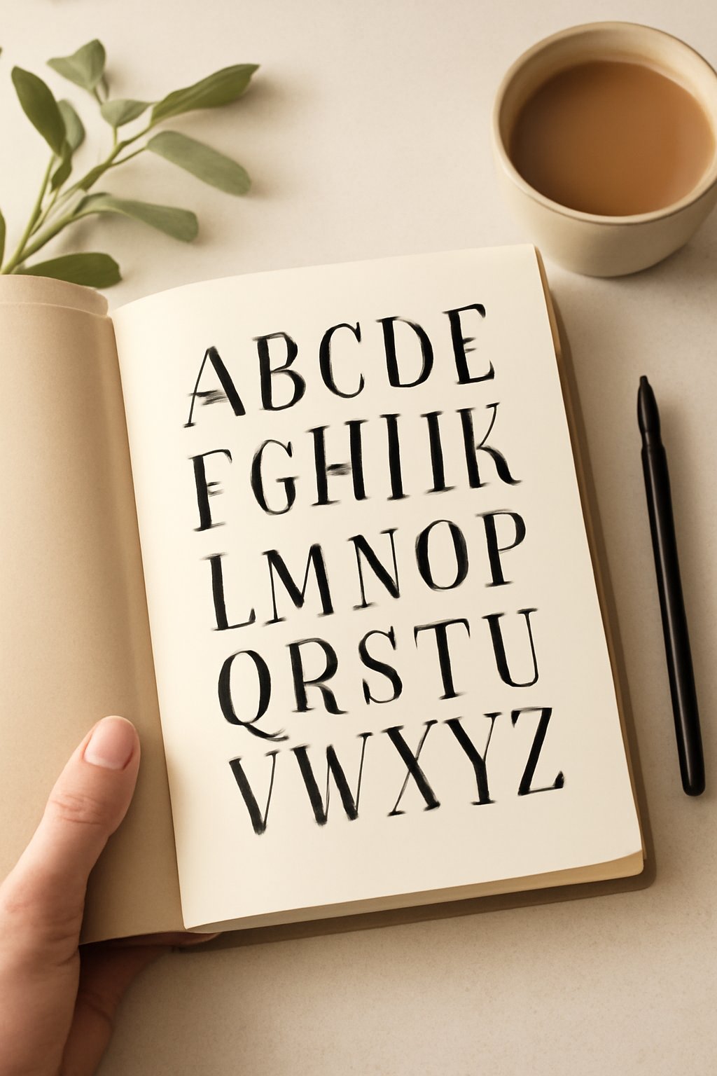 Handlettering Alphabet Vorlagen: 12 kreative Ideen zum Selbermachen