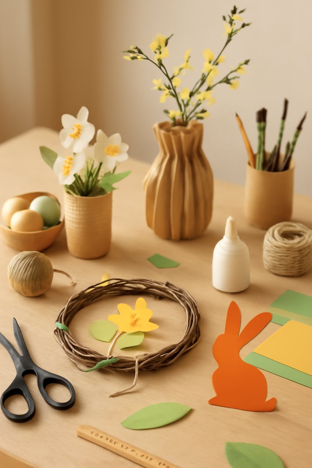 Moderne Frühlings-Tischdeko: 6 DIY-Anleitungen + Tipps