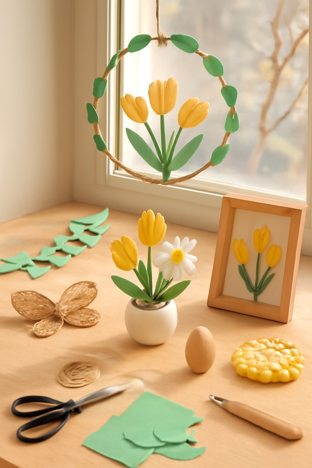 Moderne Frühlings-Fensterdeko: 5 DIY-Anleitungen für einen neuen Look