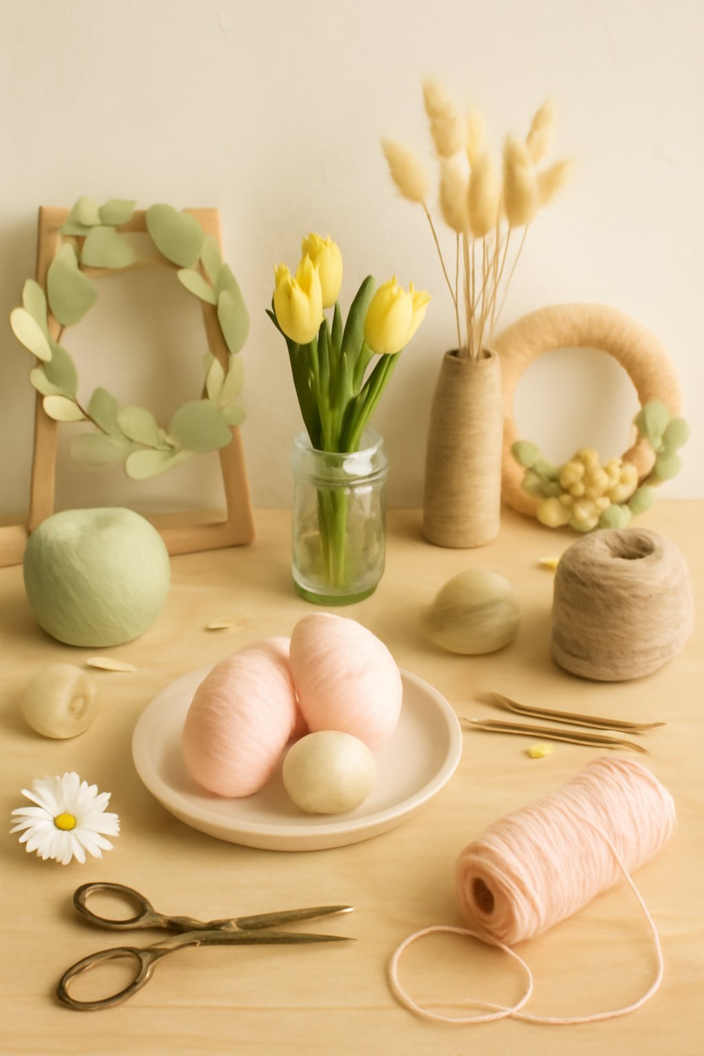 Frühlingsdeko in hellen Tönen: 5 DIY-Anleitungen für leuchtende Räume