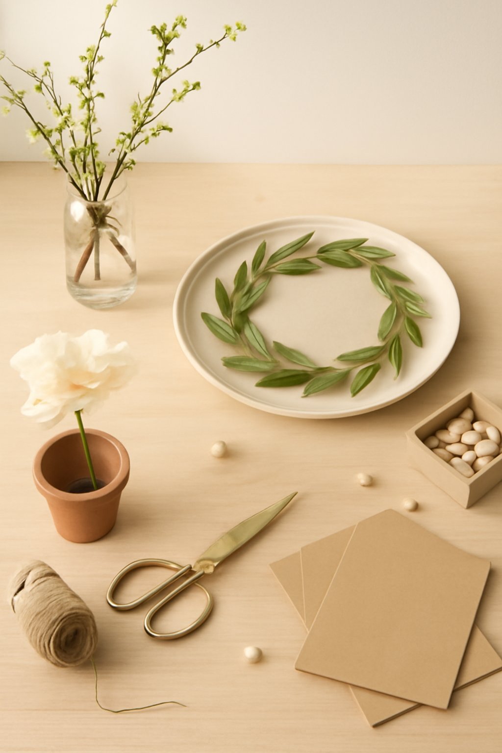 Minimalistische Frühjahrsdeko: 4 DIY-Tipps für einen frischen Start