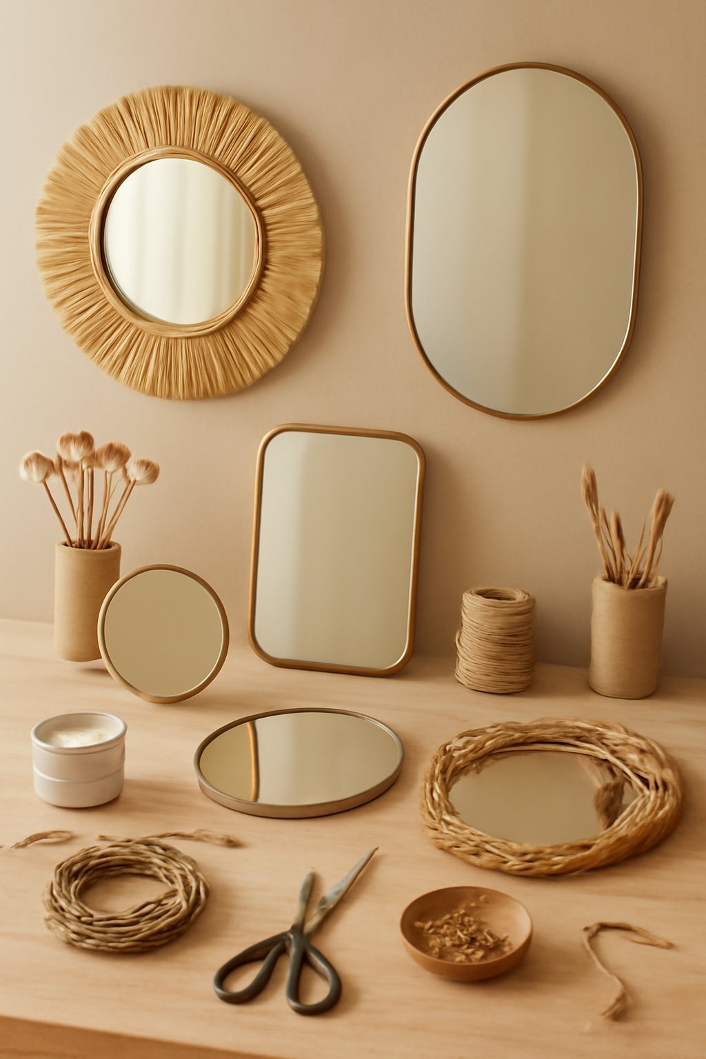 Moderne Spiegeldeko: 10 DIY-Anleitungen für stilvolle Räume