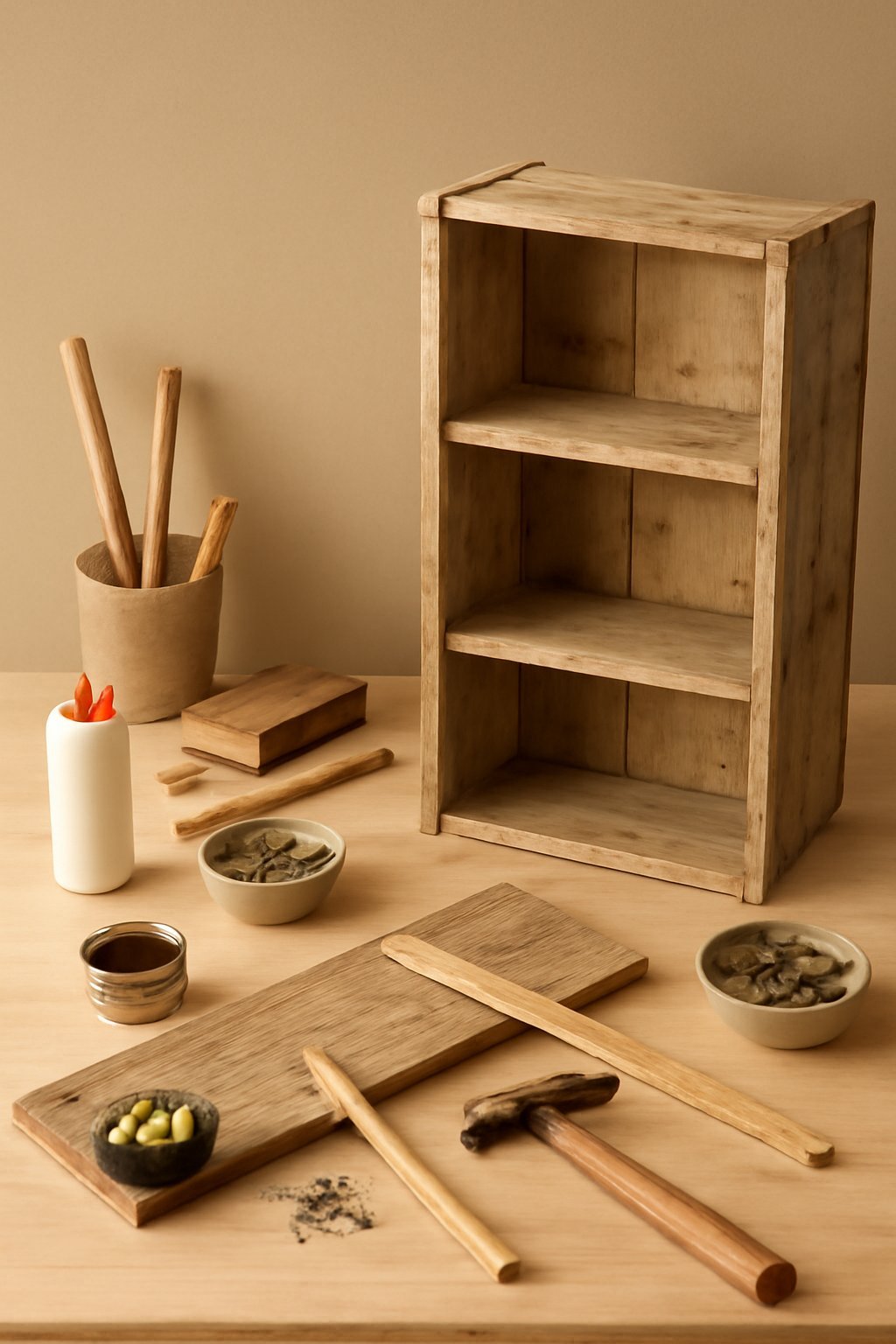 Bücherregal aus recyceltem Holz bauen: Anleitung + Material-Tipps