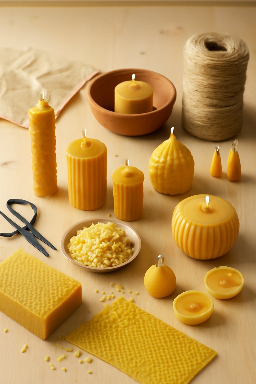 Bienenwachs Kerzen Selber Machen: 12 kreative Ideen zum Selbermachen