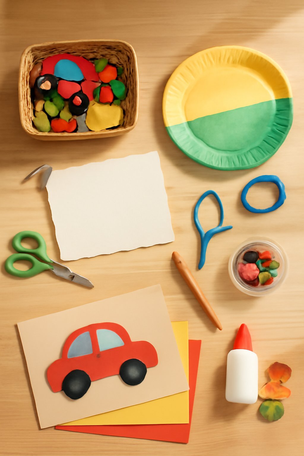 Auto-Beschäftigung für Kinder: 2 Spiele + Bastel-Ideen für lange Reisen — Hero-Aufnahme