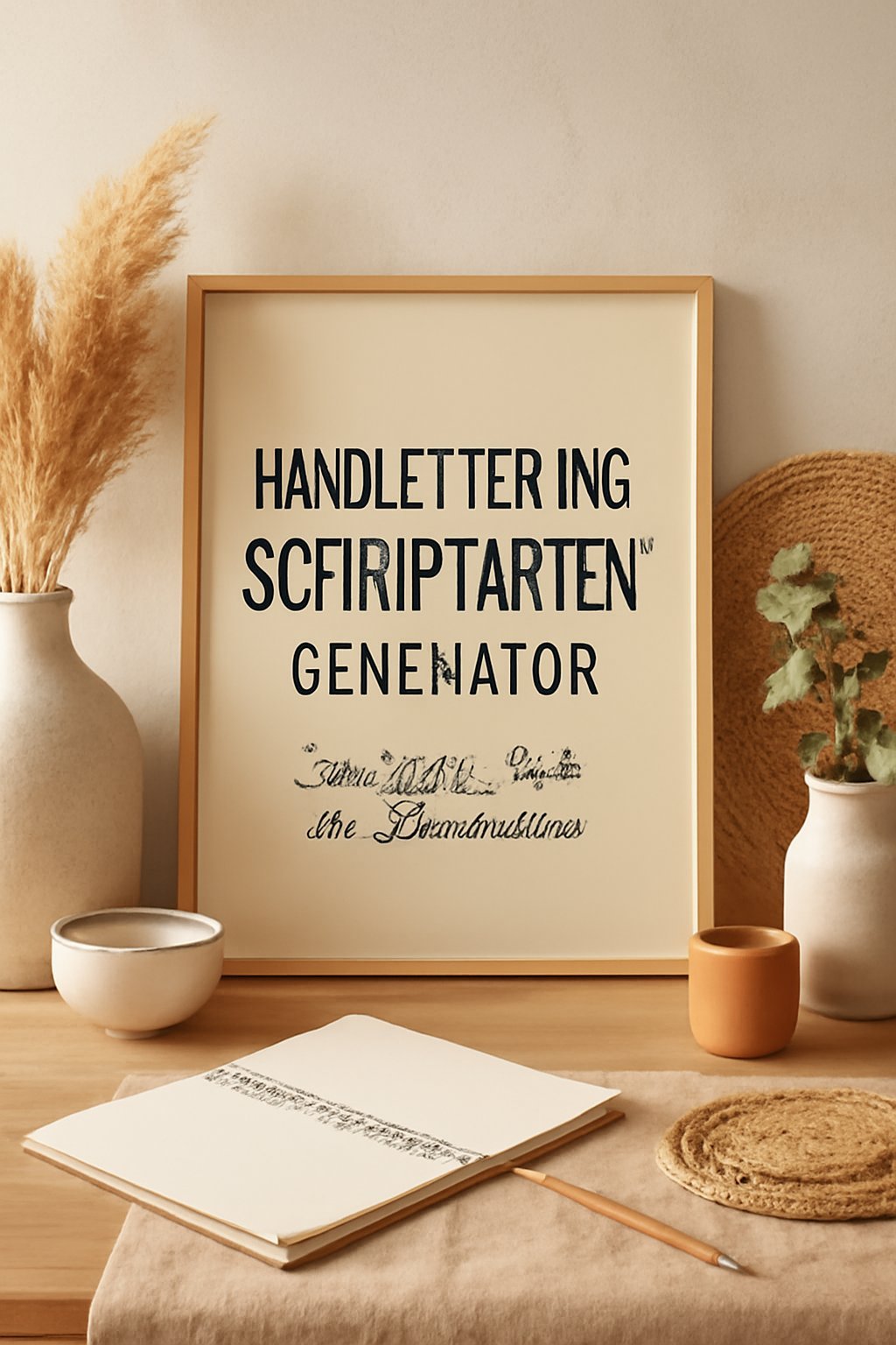 Handlettering Schriftarten Generator: 12 kreative Ideen zum Selbermachen