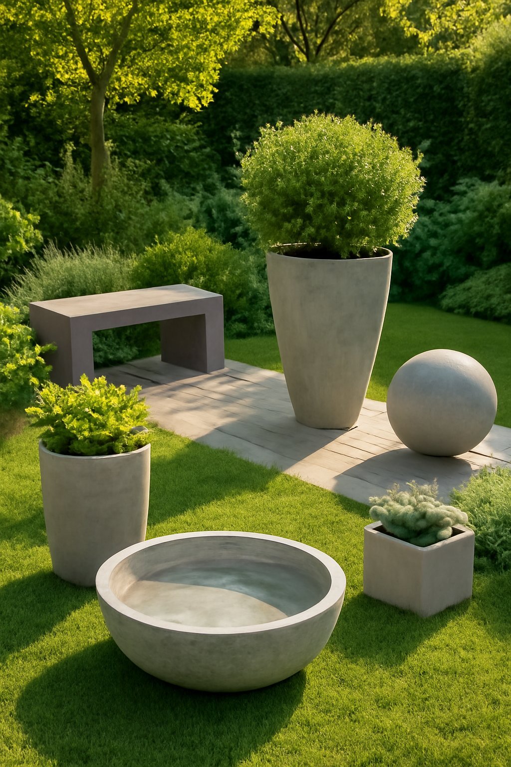 Beton Deko für Draußen: 12 kreative Ideen zum Selbermachen