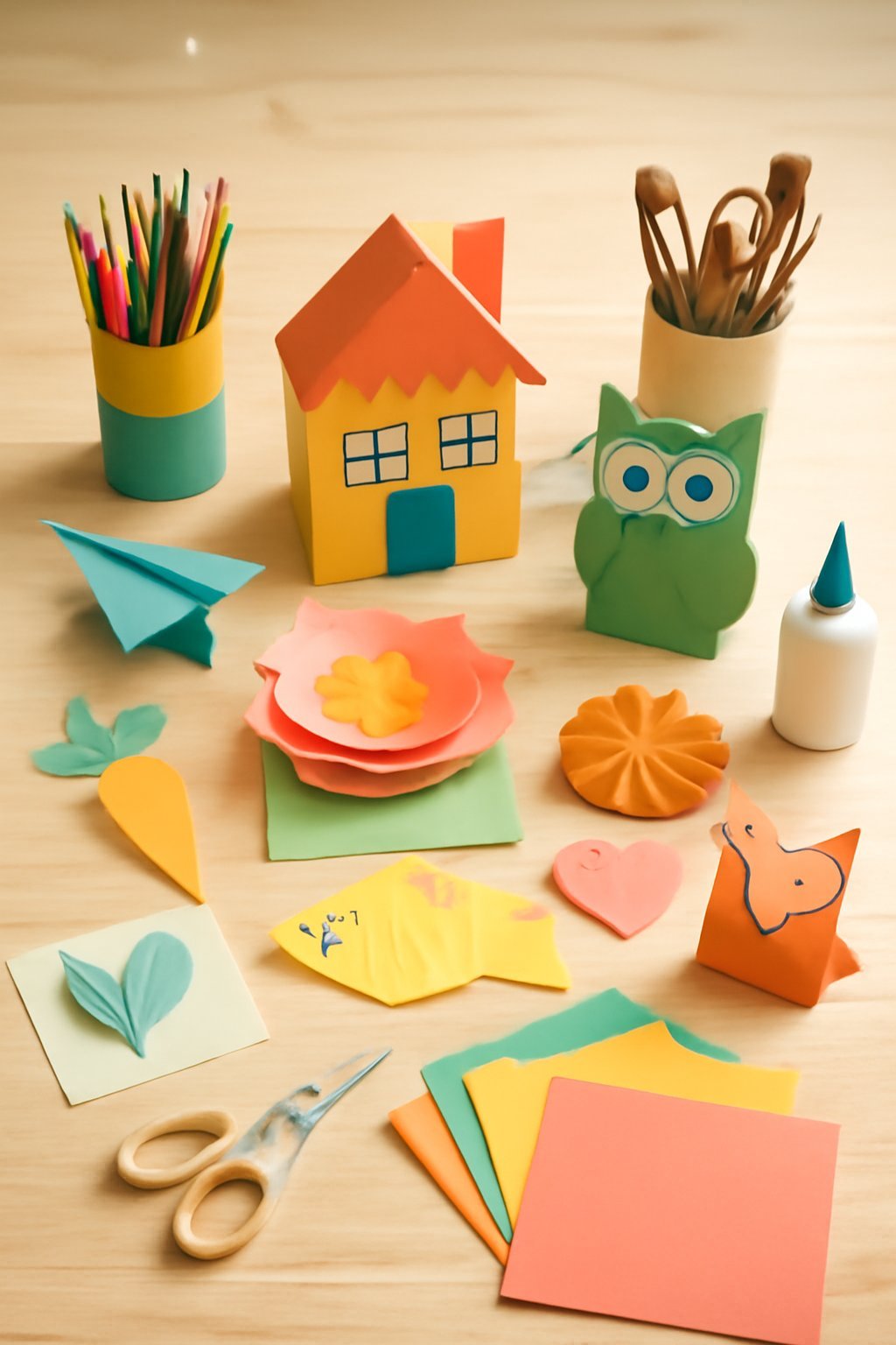 Basteln mit Kindern 10 Jahre mit Papier: 12 kreative Ideen zum Selbermachen — Hero-Aufnahme