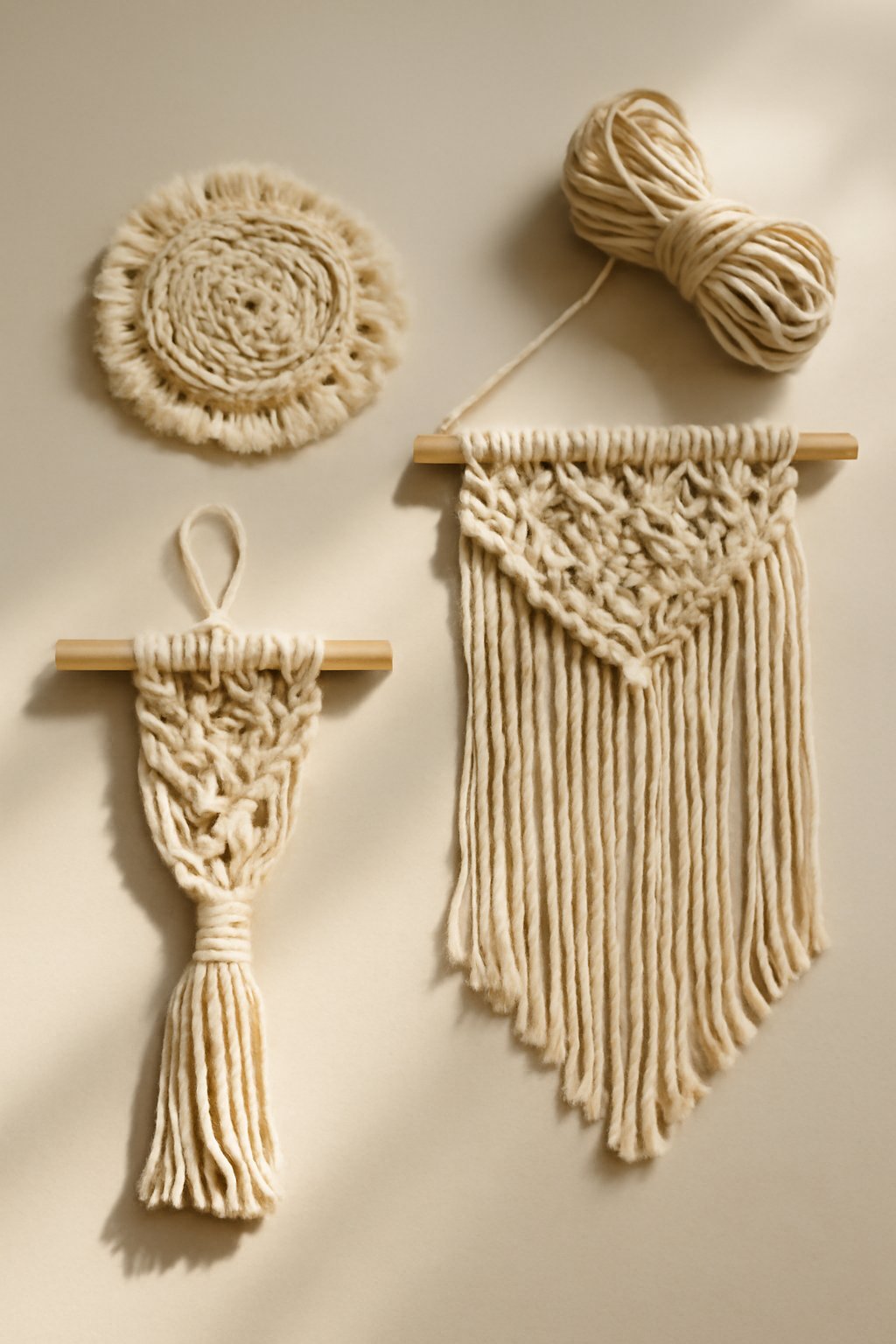Makramee Set für Anfänger: 12 kreative Ideen zum Selbermachen