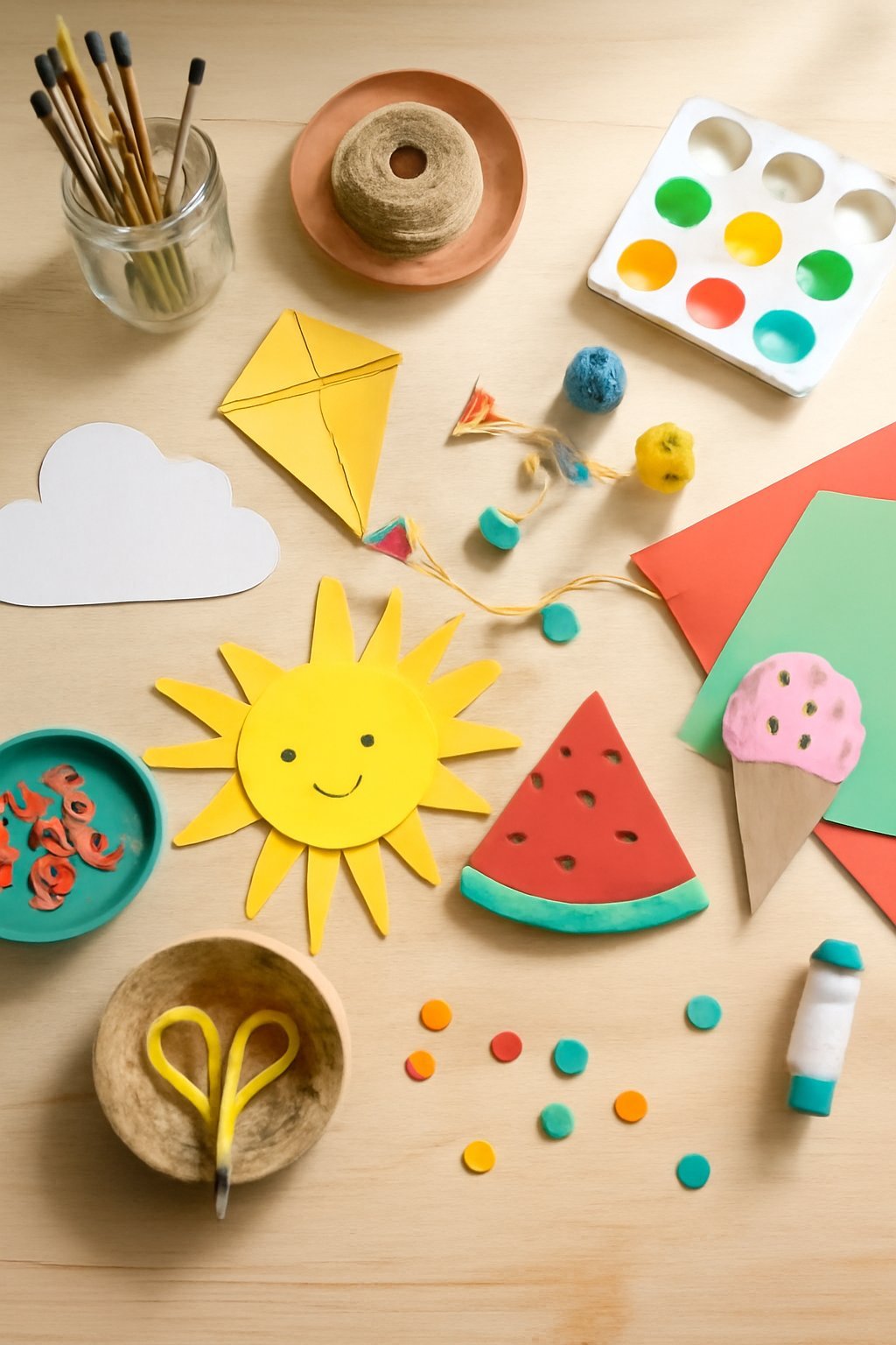 Basteln mit Kindern Sommer: 12 kreative Ideen zum Selbermachen — Hero-Aufnahme