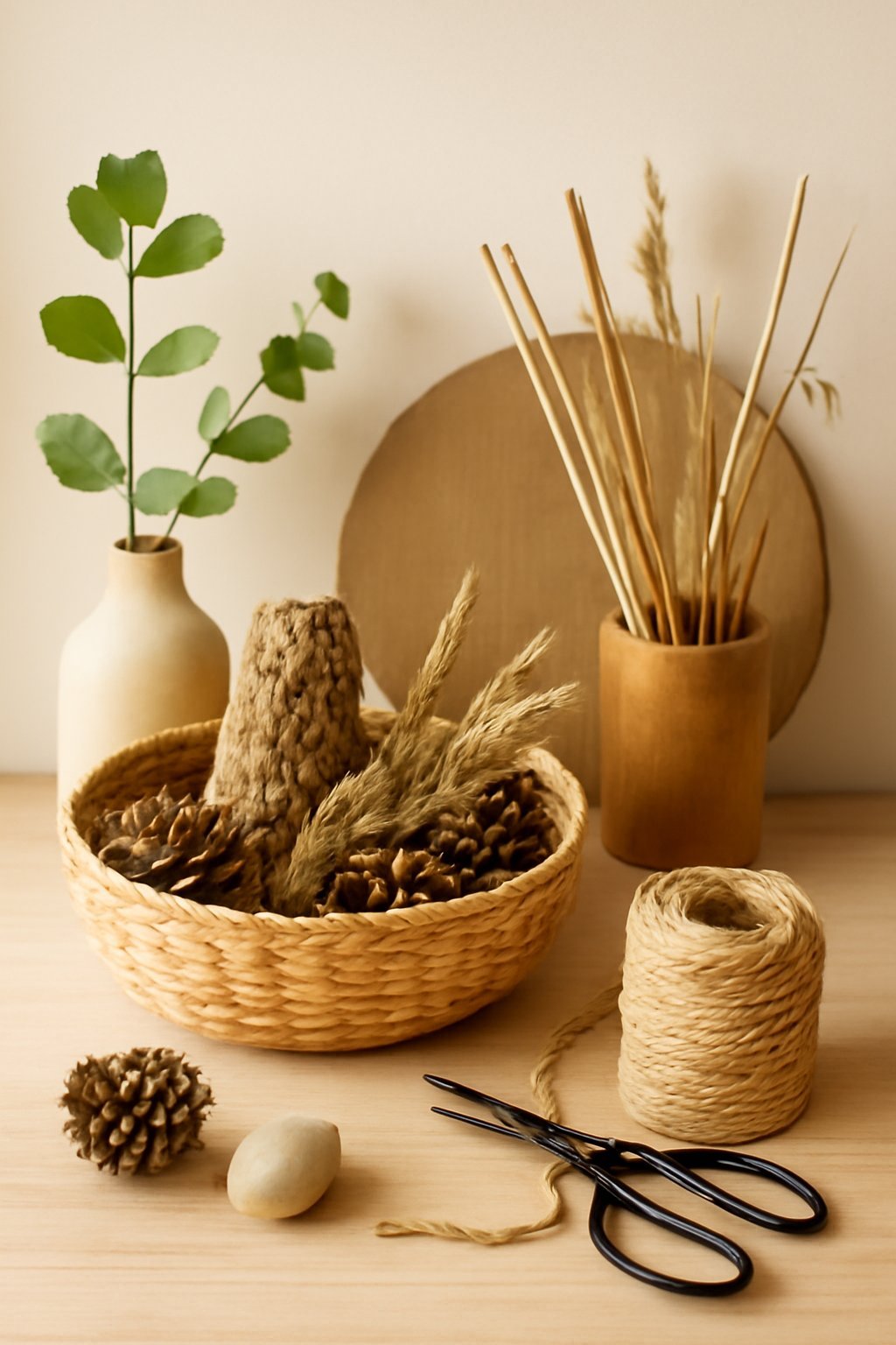Kreativecke Basteln mit Naturmaterialien: 12 kreative Ideen zum Selbermachen