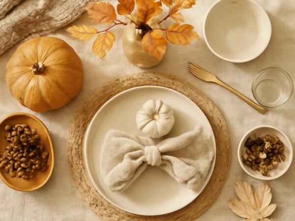 5 Herbst Tisch Tischdeko Ideen Schritt für Schritt