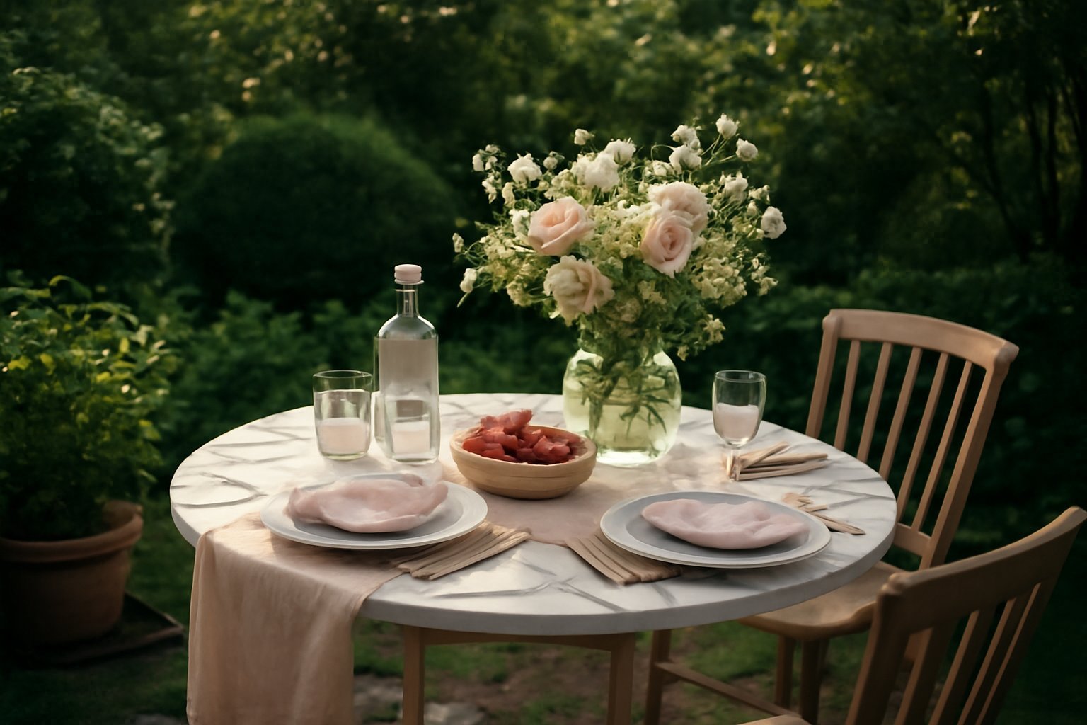 So verwandelst du deinen Gartentisch in ein Sommerparadies