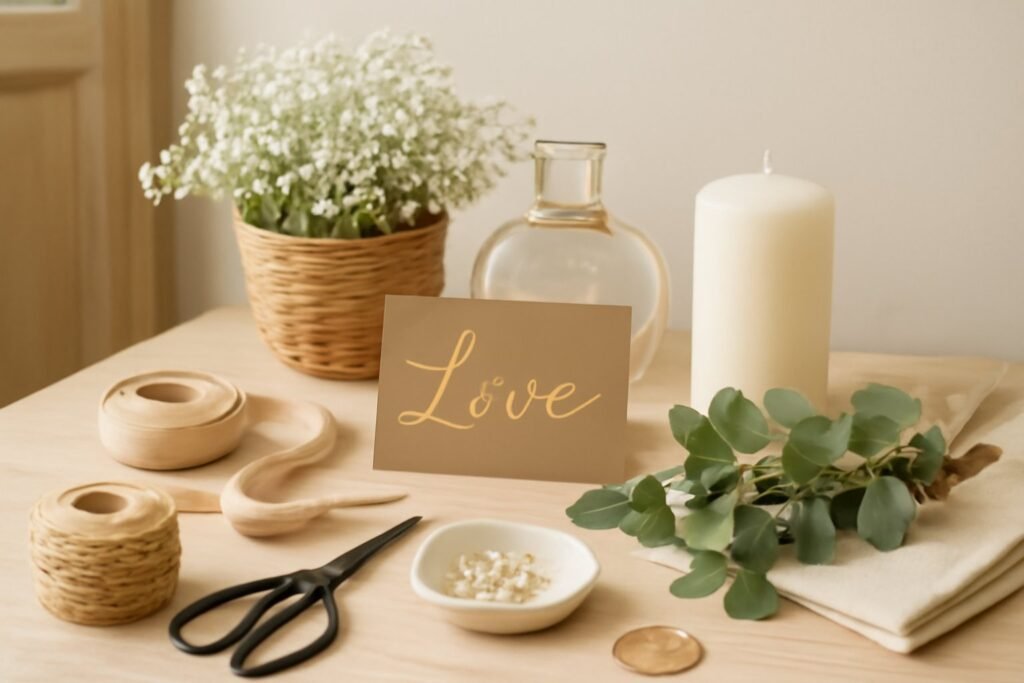 Tischdeko zur Hochzeit selber machen und Geld sparen