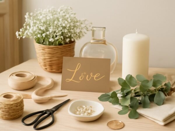 Tischdeko zur Hochzeit selber machen und Geld sparen
