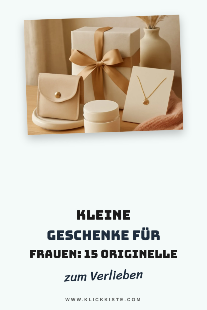Kleine Geschenke für Frauen: 15 originelle Ideen für 2026