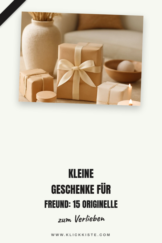 Kleine Geschenke für Freund: 15 originelle Ideen für 2026