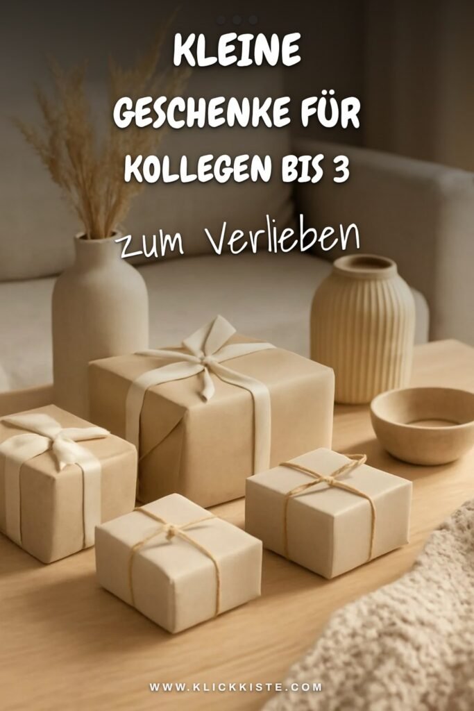 Kleine Geschenke für Kollegen Bis 3 Euro: 15 originelle Ideen für 2026
