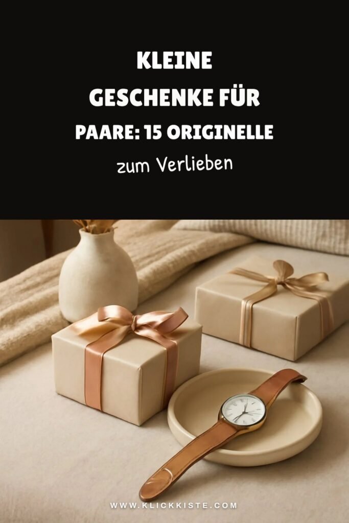 Kleine Geschenke für Paare: 15 originelle Ideen für 2026