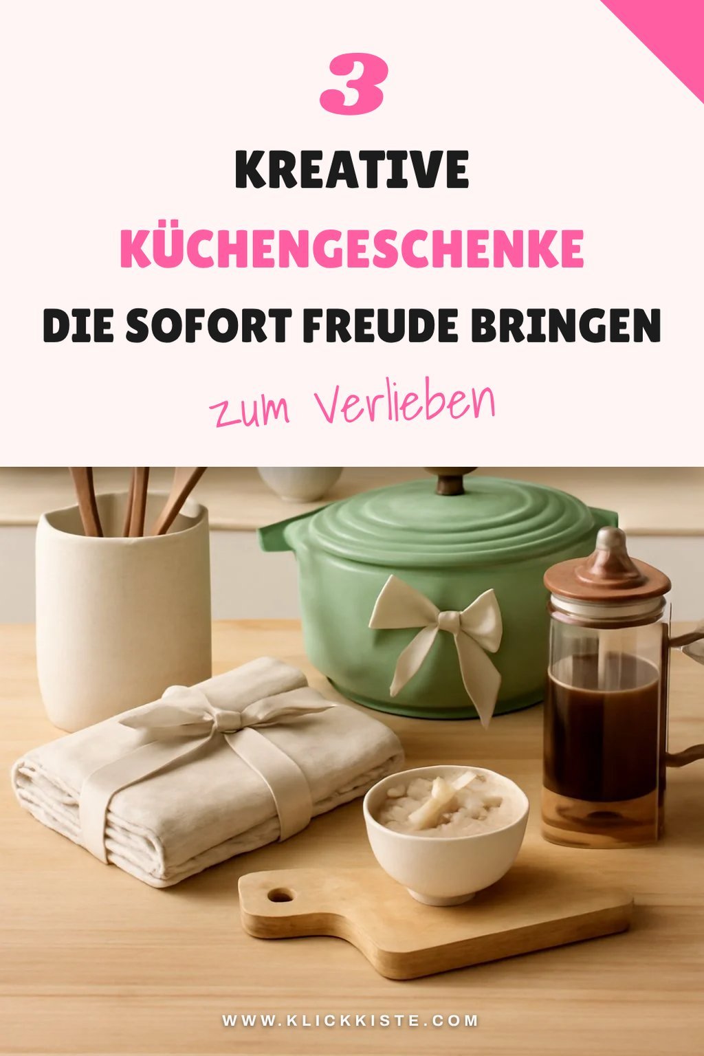 Entdecke 5 kreative Küchengeschenke für Frauen