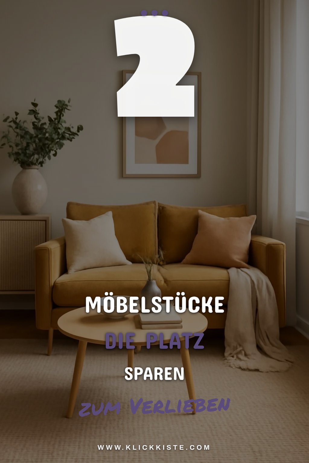 Multifunktionale Möbel für kleine Räume