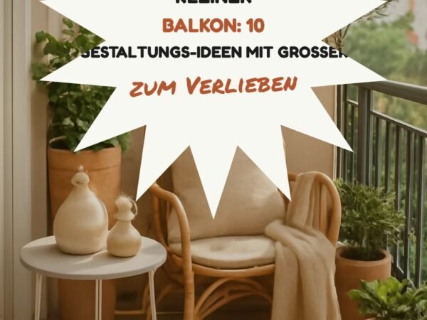 Kleiner Balkon: 10 Gestaltungs-Ideen mit großer Wirkung
