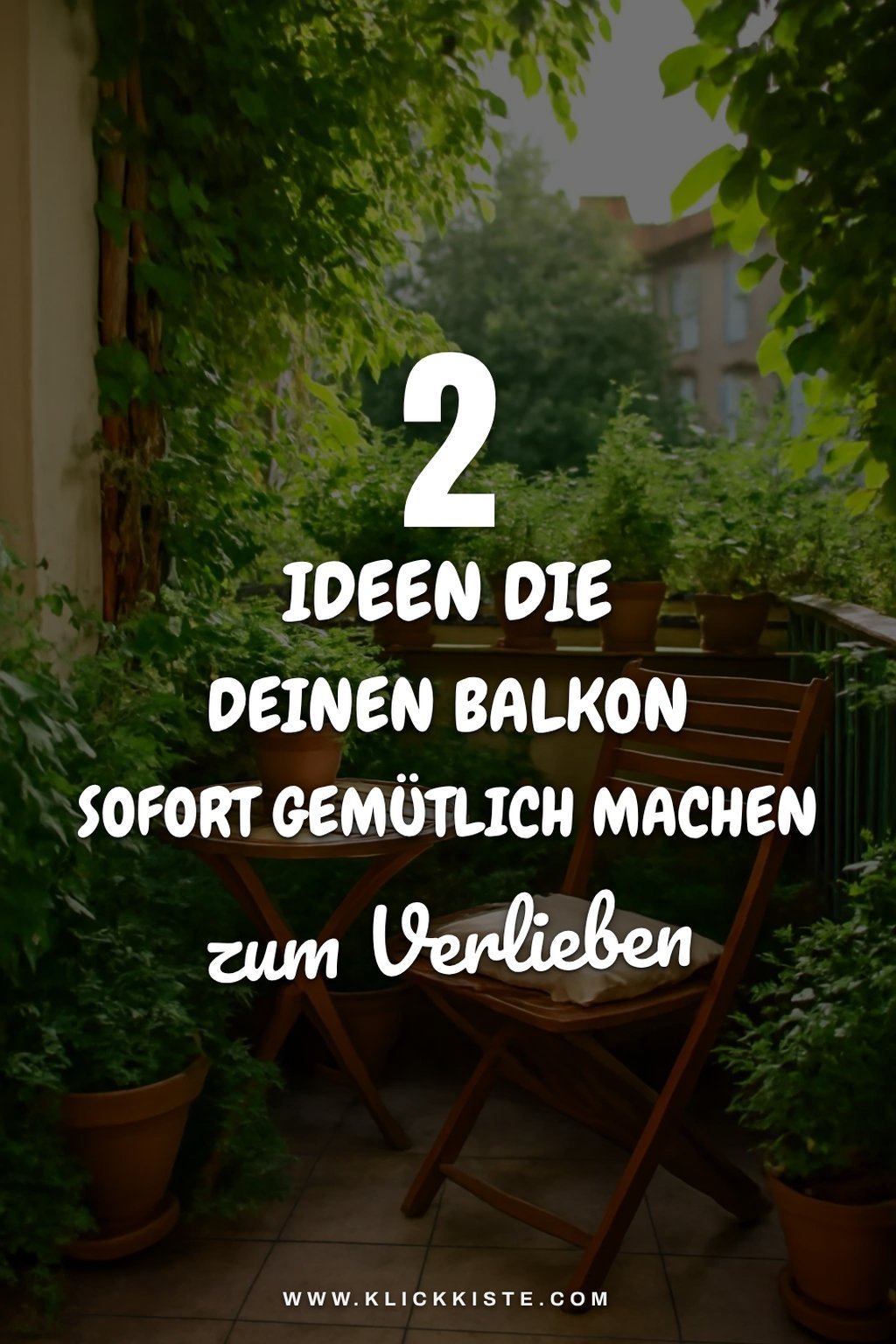So verwandelst du deinen kleinen Balkon in eine grüne Oase