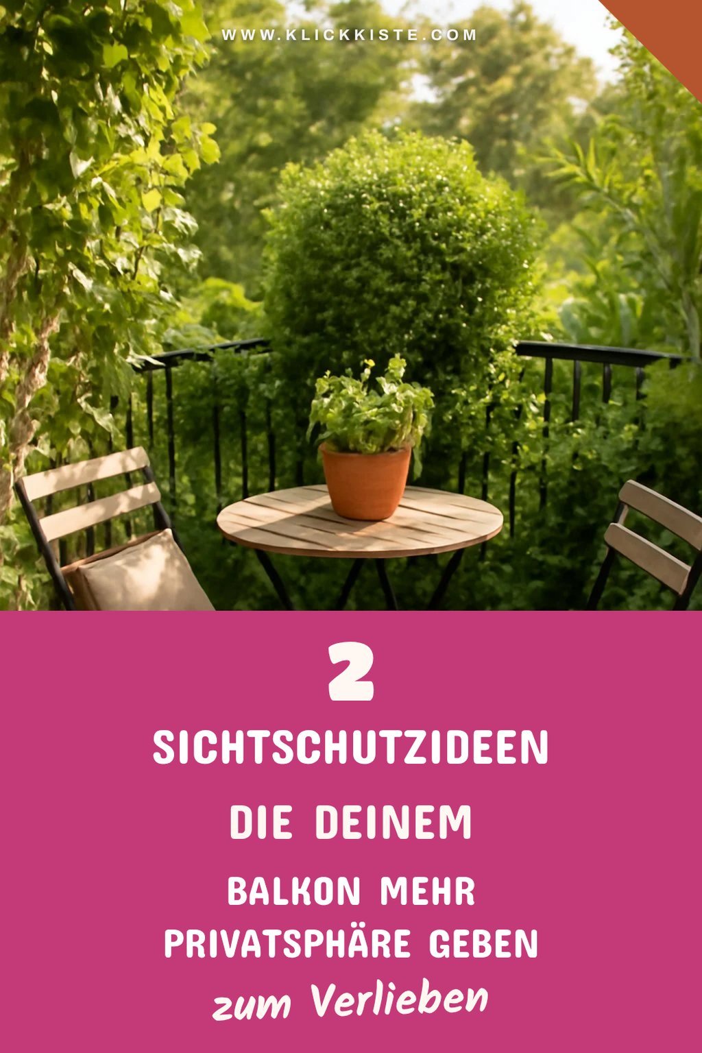 Sichtschutz für mehr Privatsphäre