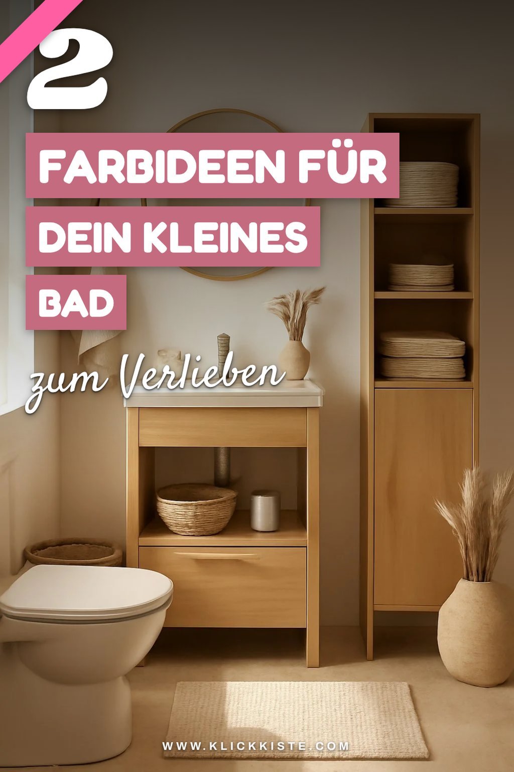 Farbe und Akzente für kleine Bäder