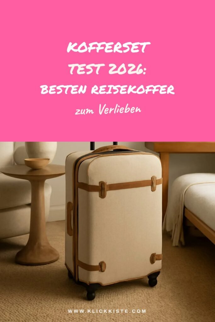 Kofferset Test 2026: Die besten Reisekoffer