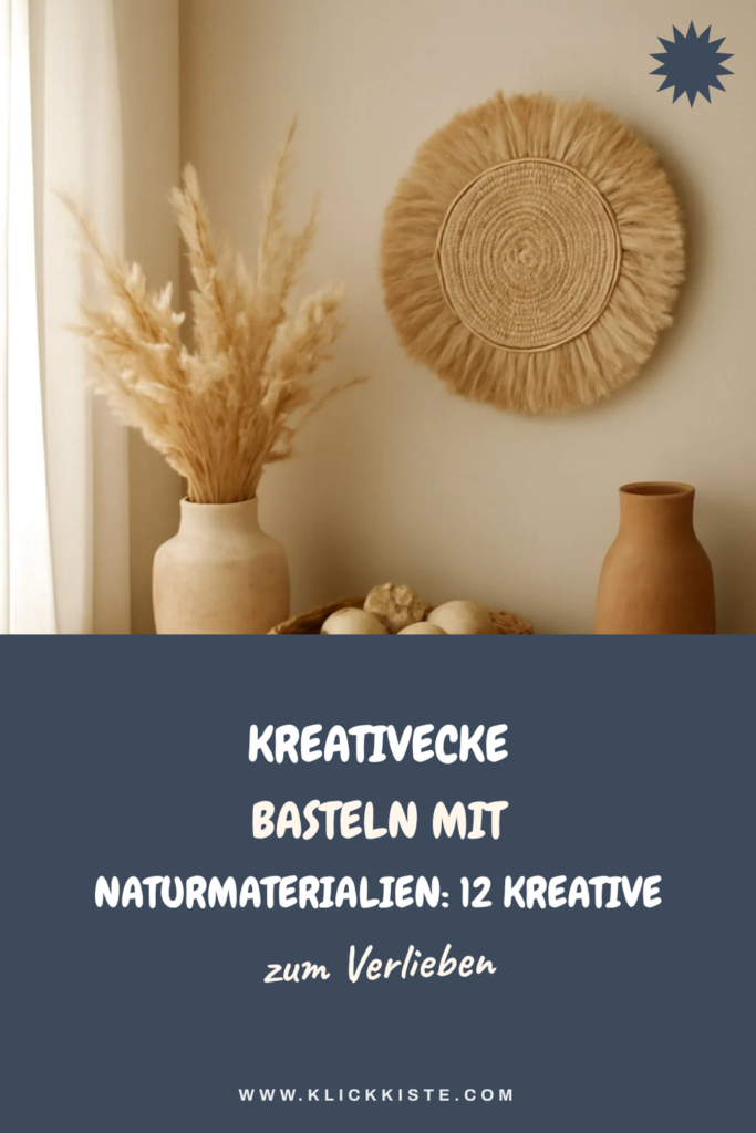 Kreativecke Basteln mit Naturmaterialien: 12 kreative Ideen zum Selbermachen