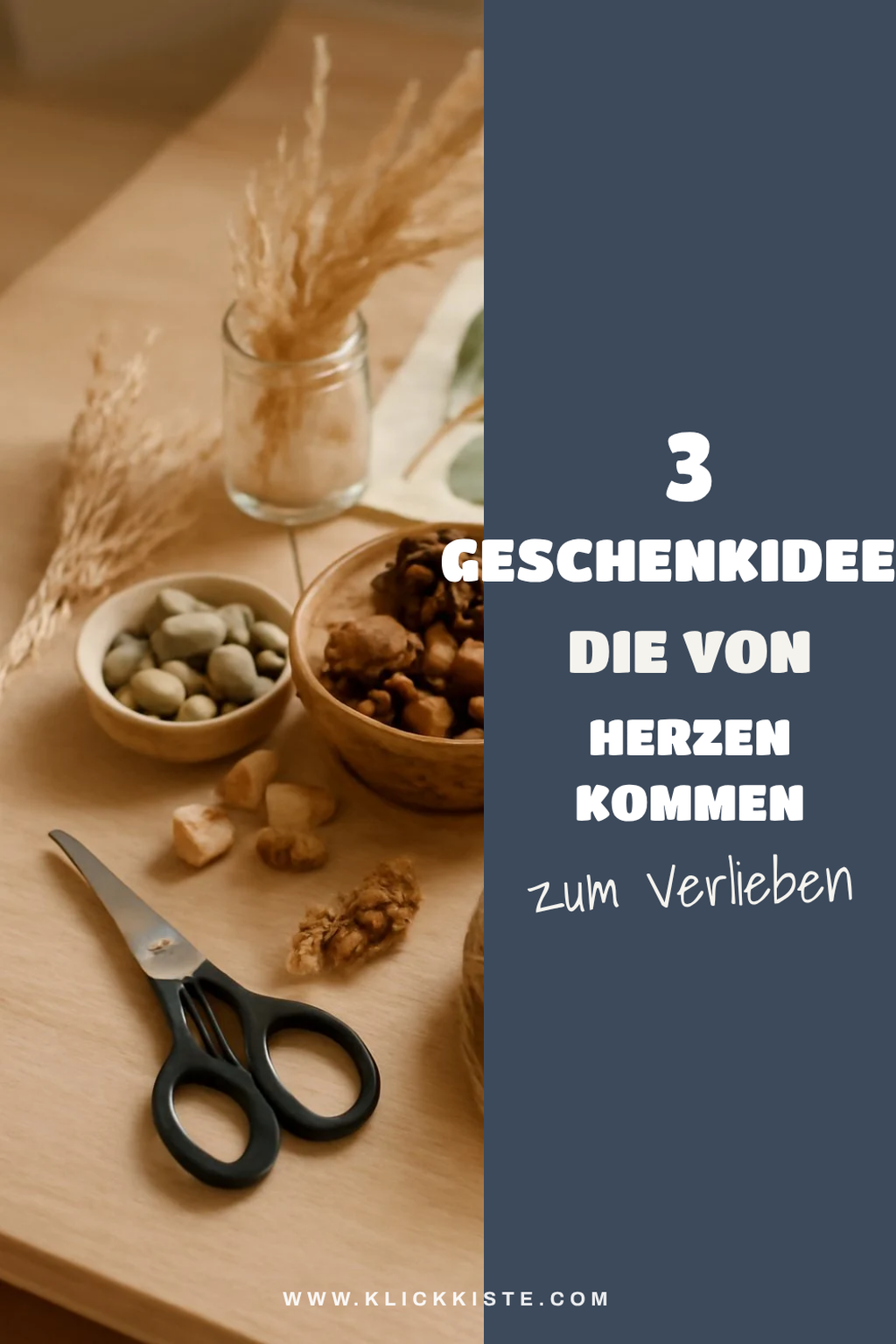 Originelle Geschenke aus Naturmaterialien selbstgemacht