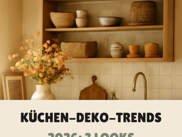 Küchen-Deko-Trends 2026: 3 Looks die Frische in jeden Raum bringen