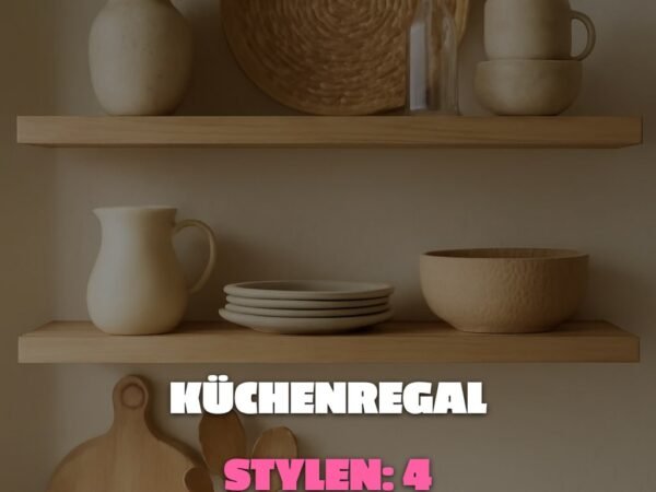 Küchenregal stylen: 4 kreative DIY-Projekte für deine Küche