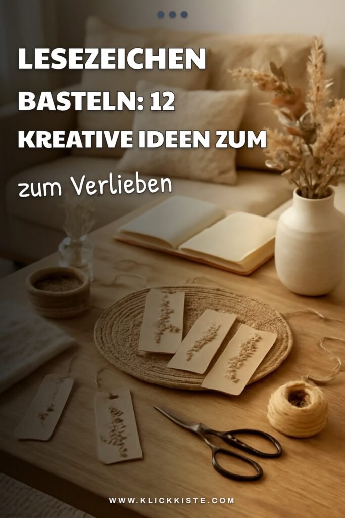 Lesezeichen Basteln: 12 kreative Ideen zum Selbermachen